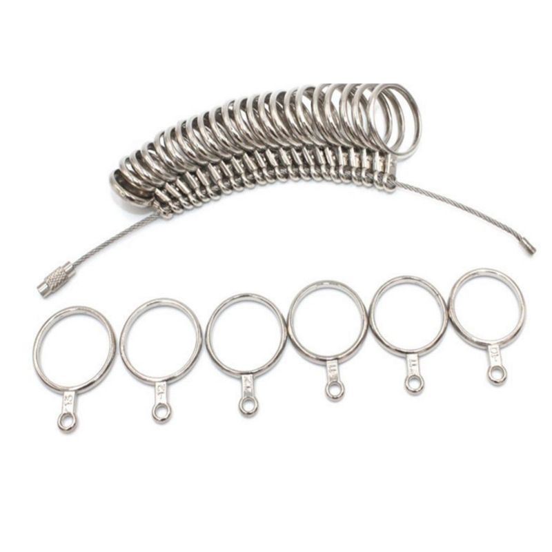 Ring Sizer Measuring Tool Finger Ring Sizer Gauge/Ring Mandrel Sizing view 5