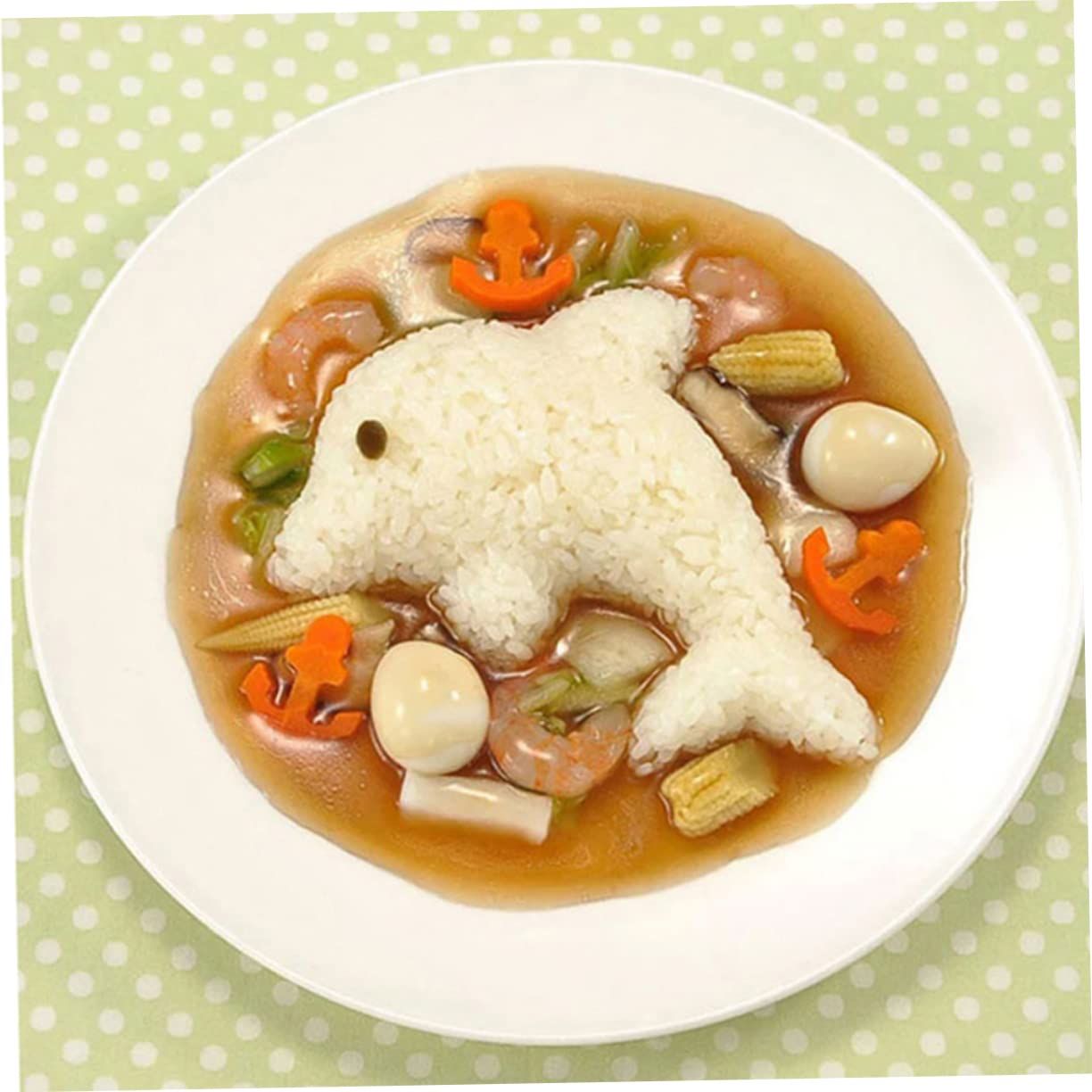 Rice Shaper Boil Egg Molds Stencils for Kids Bunny Stencil Kitchen Animal view 5