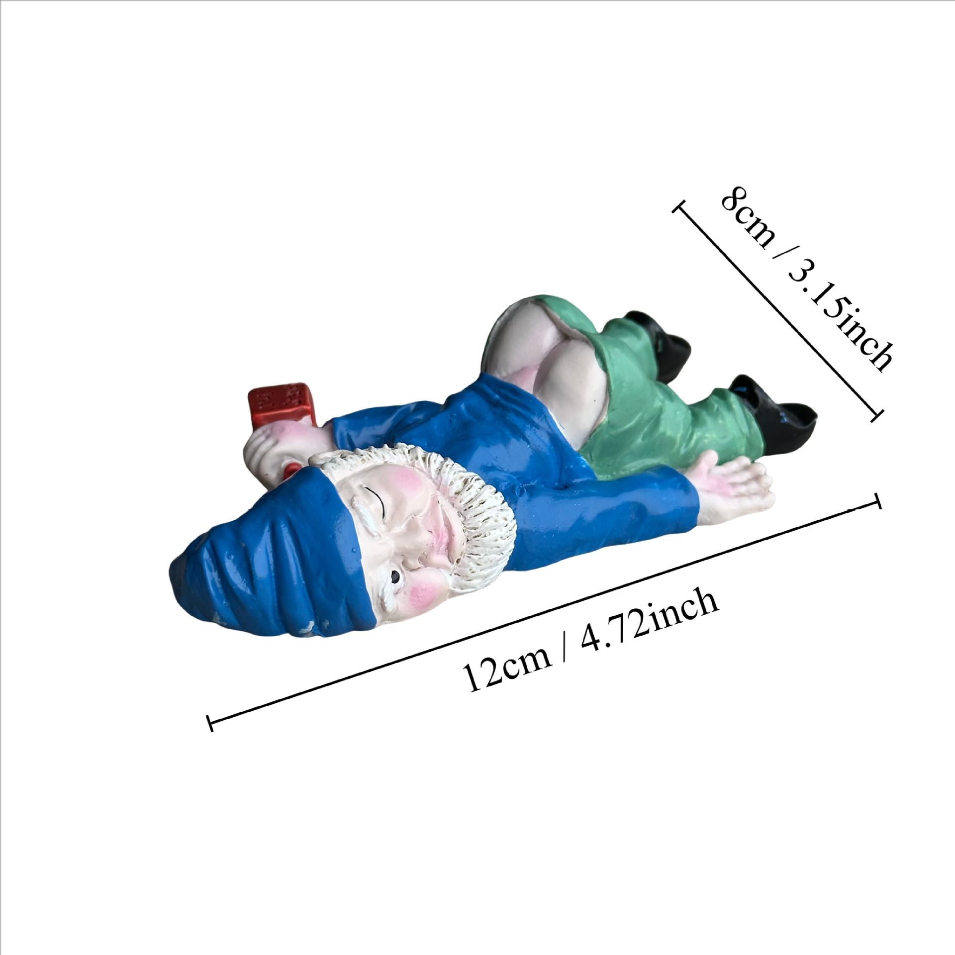 Drunk Gnomes Statues Outdoor Decor view 2