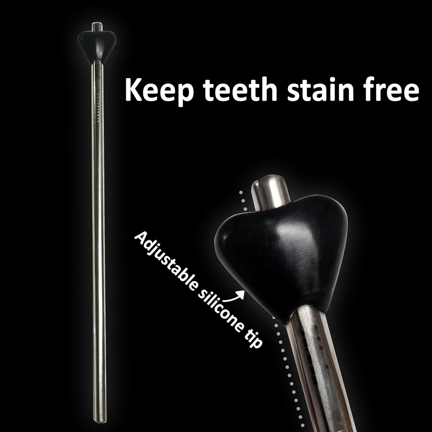 Anti Wrinkle Straw,Stainless-Steel anti-wrinkle drinking straws,Reusable view 3
