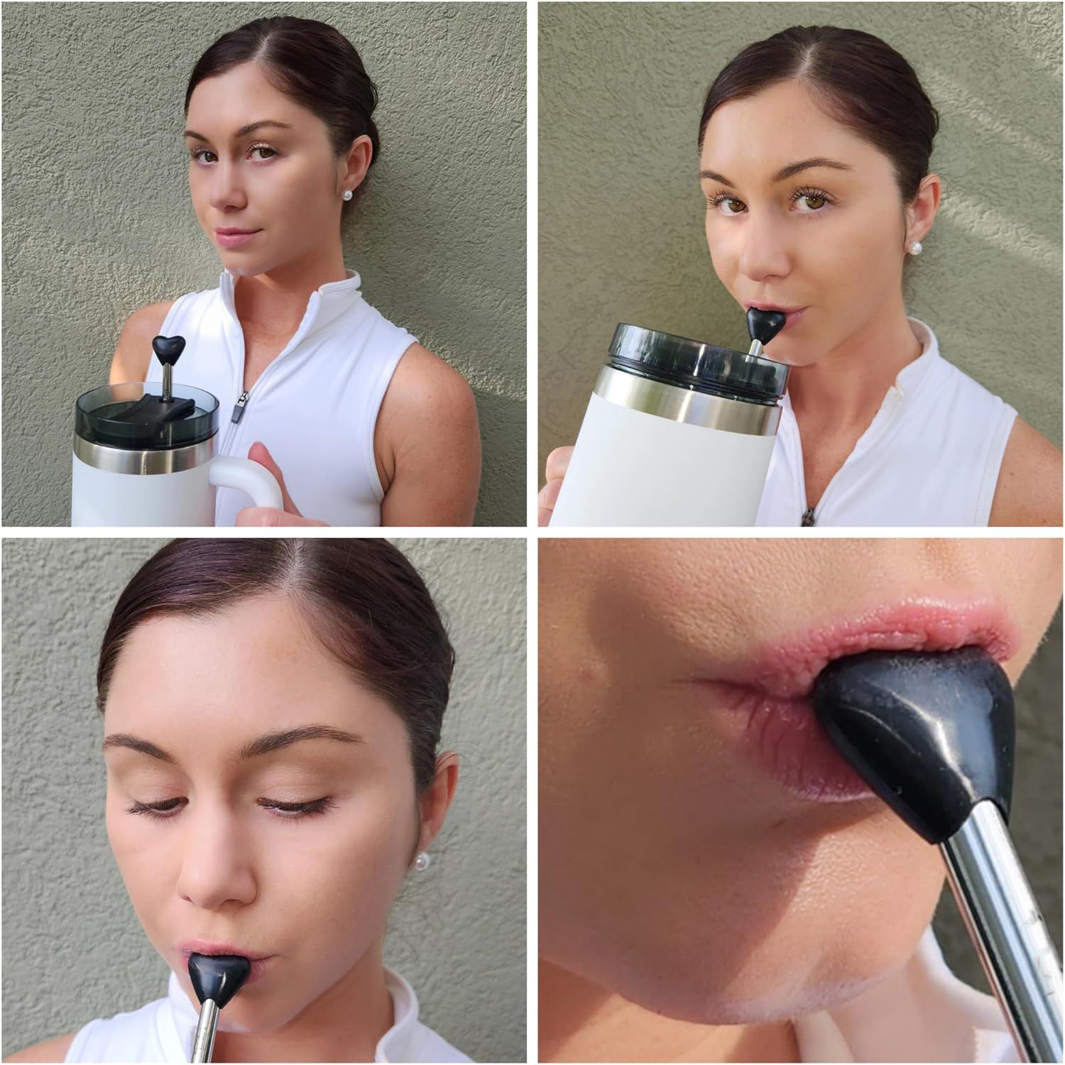 Anti Wrinkle Straw,Stainless-Steel anti-wrinkle drinking straws,Reusable view 5