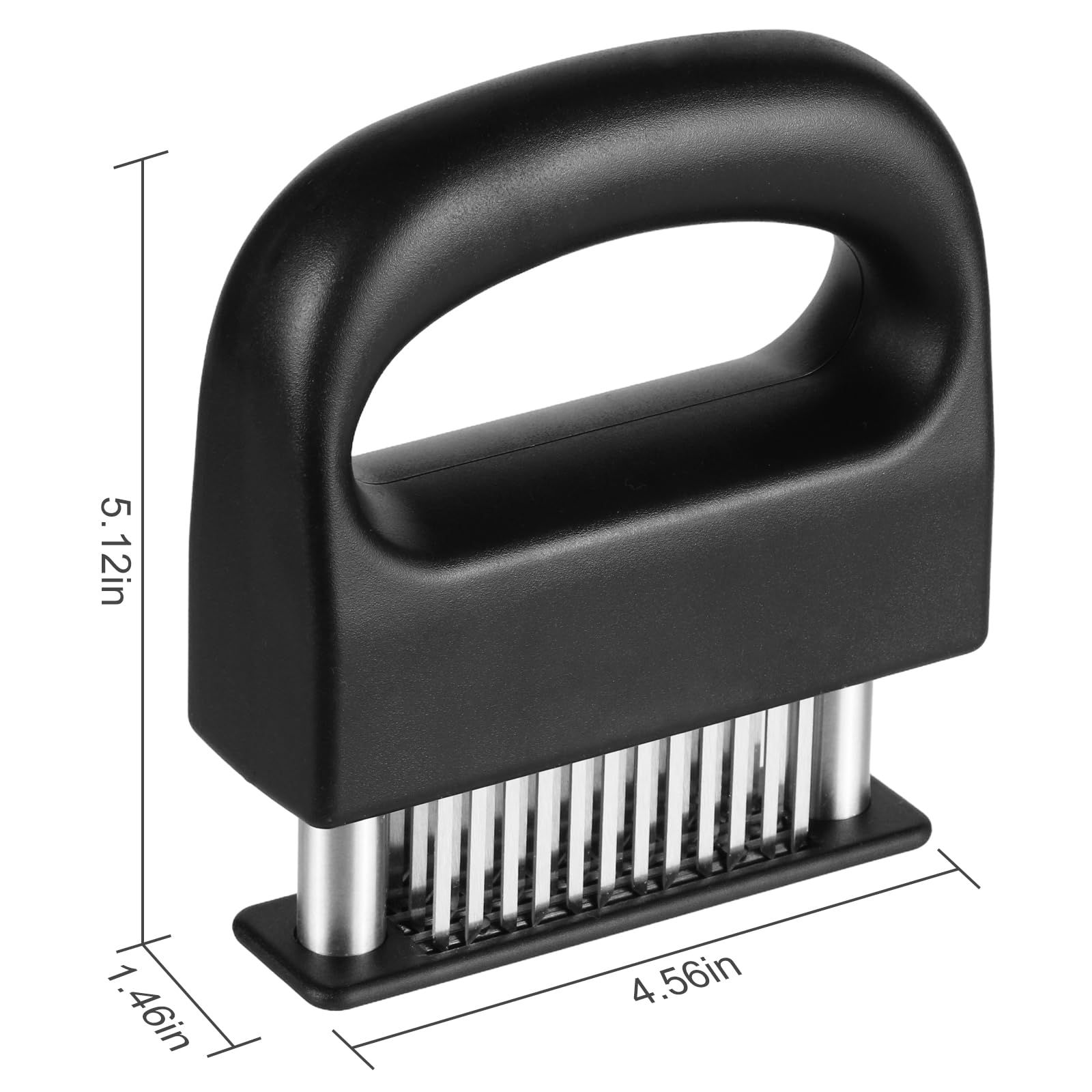 Meat Tenderizer, With 48 Stainless Steel Ultra Sharp Needle Blades, Meat view 2