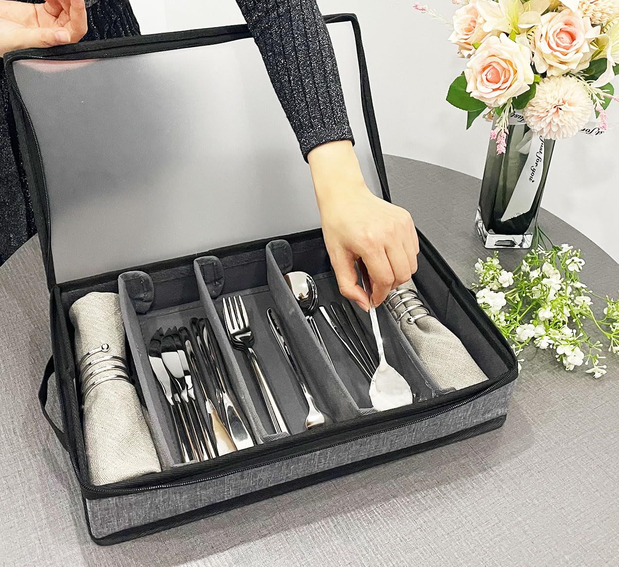 Silverware Organizer Chest view 2