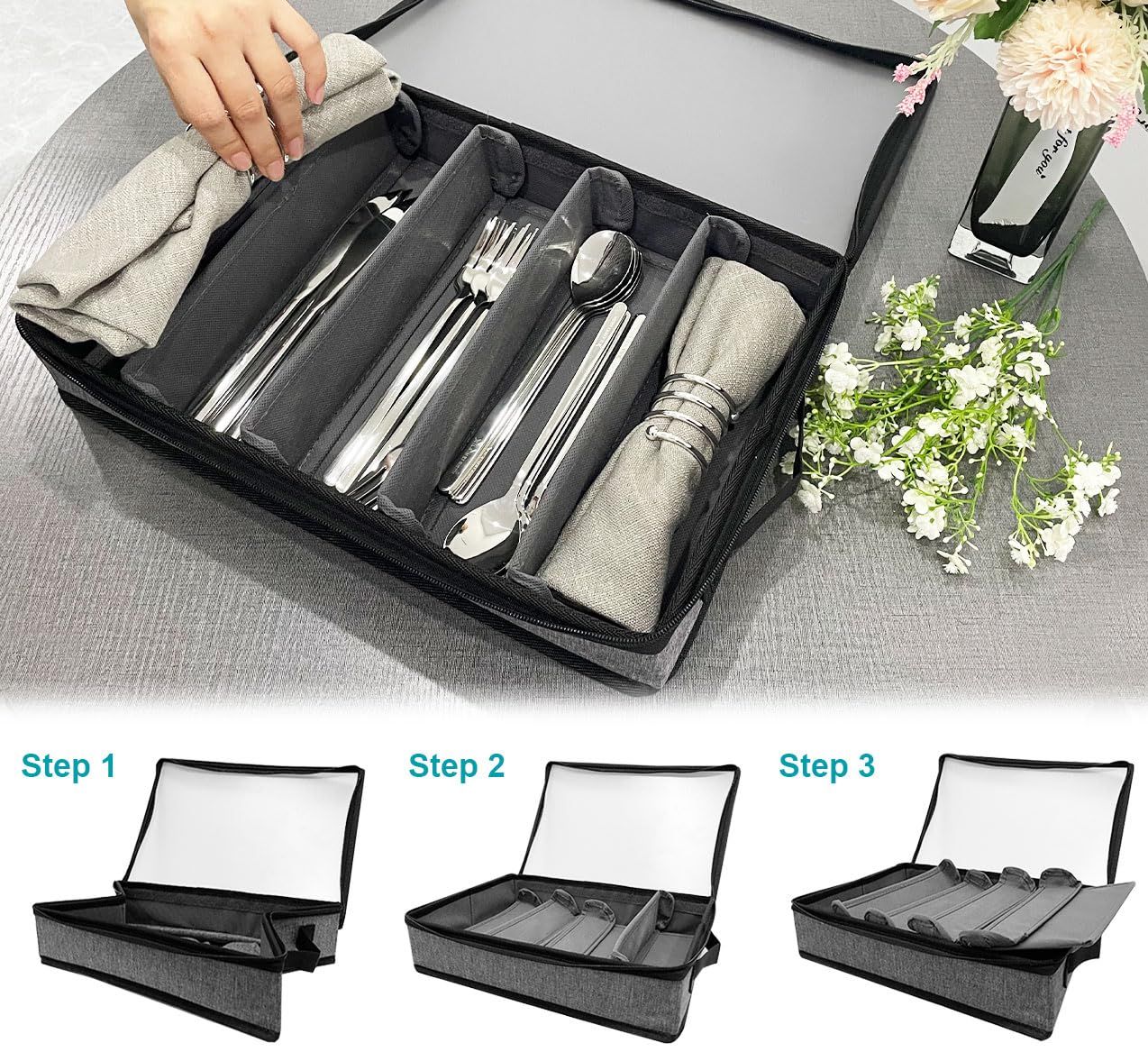 Silverware Organizer Chest view 5