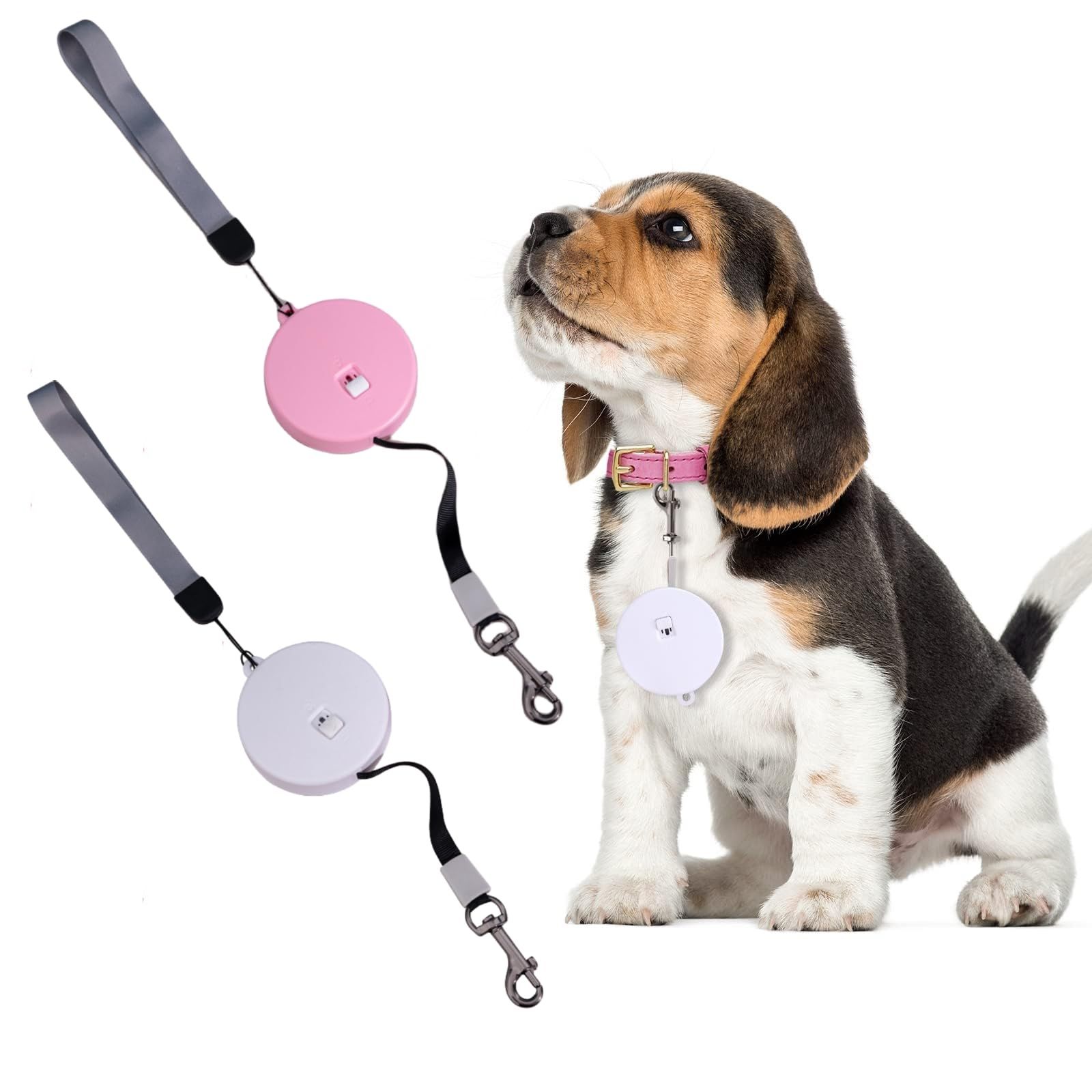 Retractable Dog Leash Pet Mini Retractable Leash Lightweight，with 9.8ft Strong