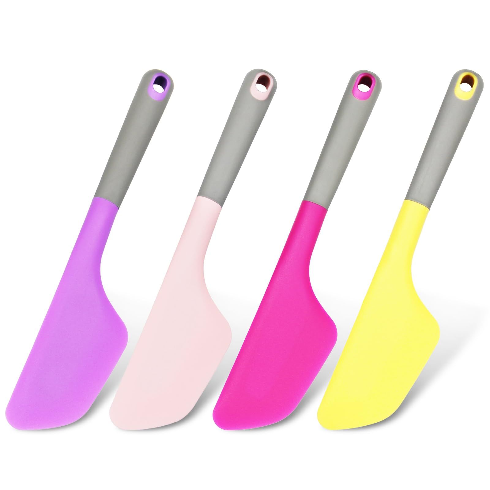 4 Pcs Extra Large Silicone Spatulas