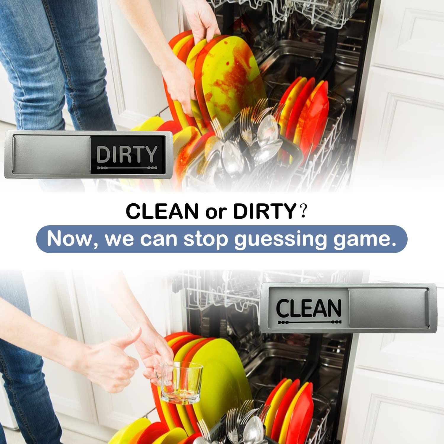 Advanced Dishwasher Magnet Clean and Dirty Sign Indicator for Dishwasher view 4