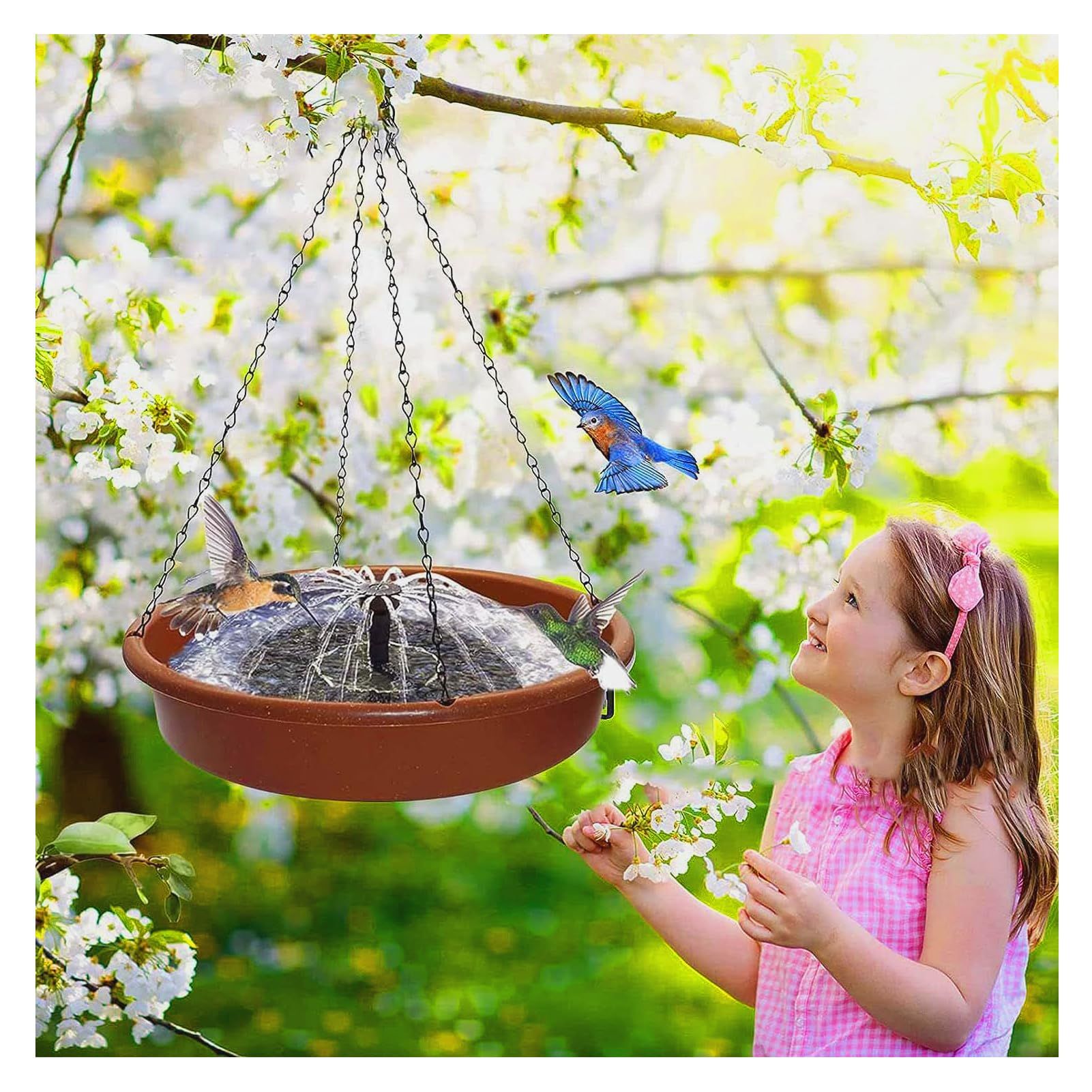 Bird Baths for Outdoors - Solar Bird Bath Fountains