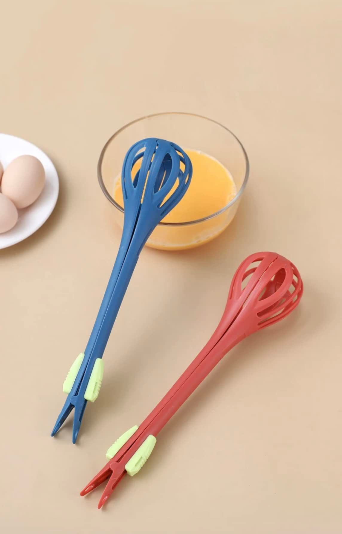 3 Pcs Salad Tong Function Egg Stirrer view 4