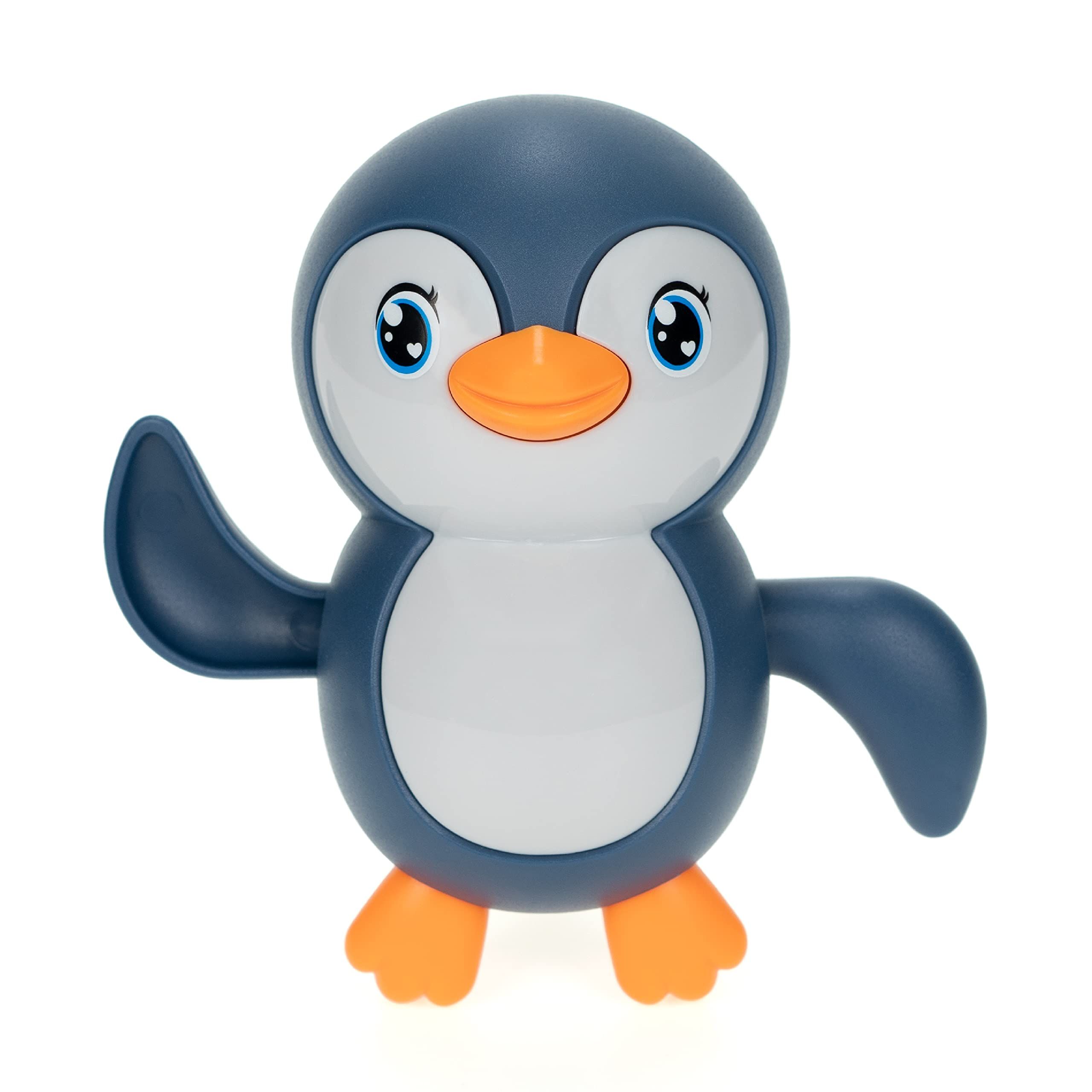 Bath Toys Wind up Backstroke Swimming Penguins for Kids (Blue) Perfect for — image 1