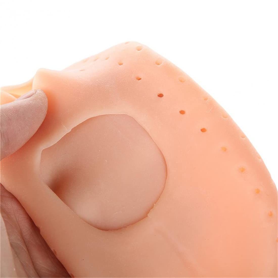 2 pair Silicone Foot Chapped Moisturizing Gel Sock Skin Care Protector view 2