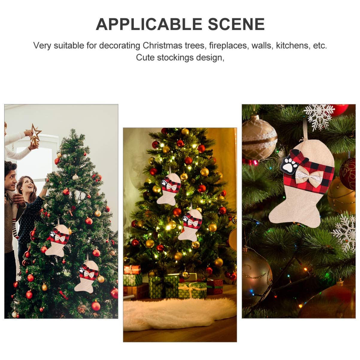 Pet Dog Cat Christmas Stockings view 2