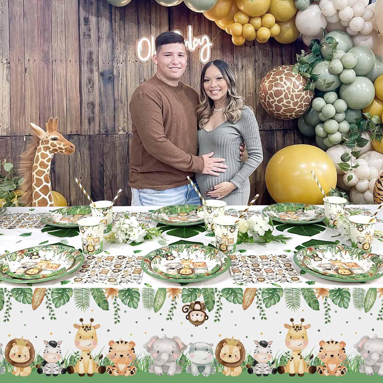 Jungle Wildlife Park Tablecloth view 2
