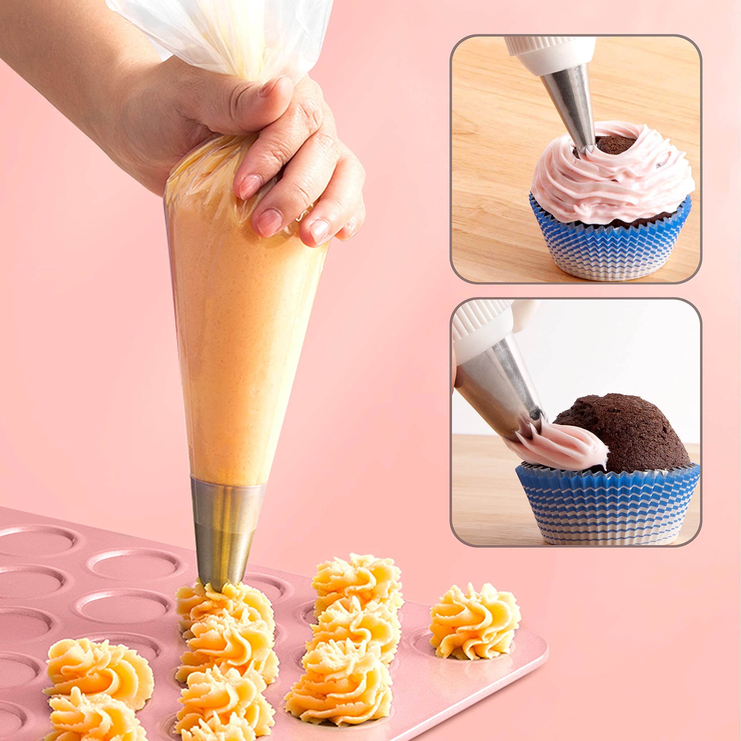 430 stainless steel piping nozzle set boxed cake piping tool milking oil puff view 5