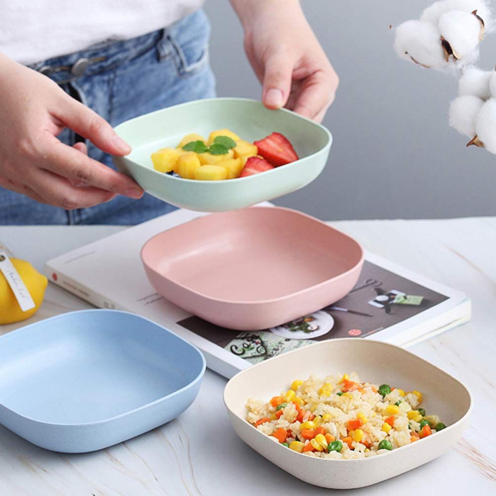 Square Cereal Bowls Set of 4 view 2