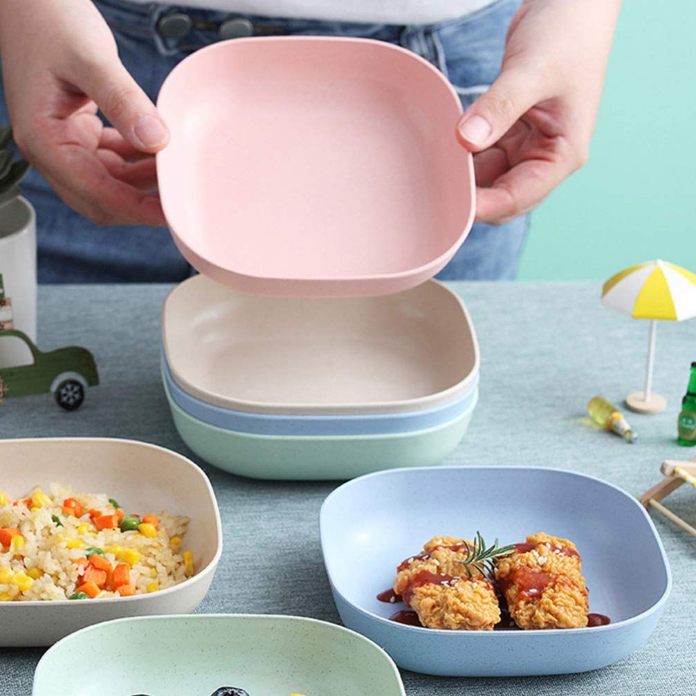 Square Cereal Bowls Set of 4 view 3