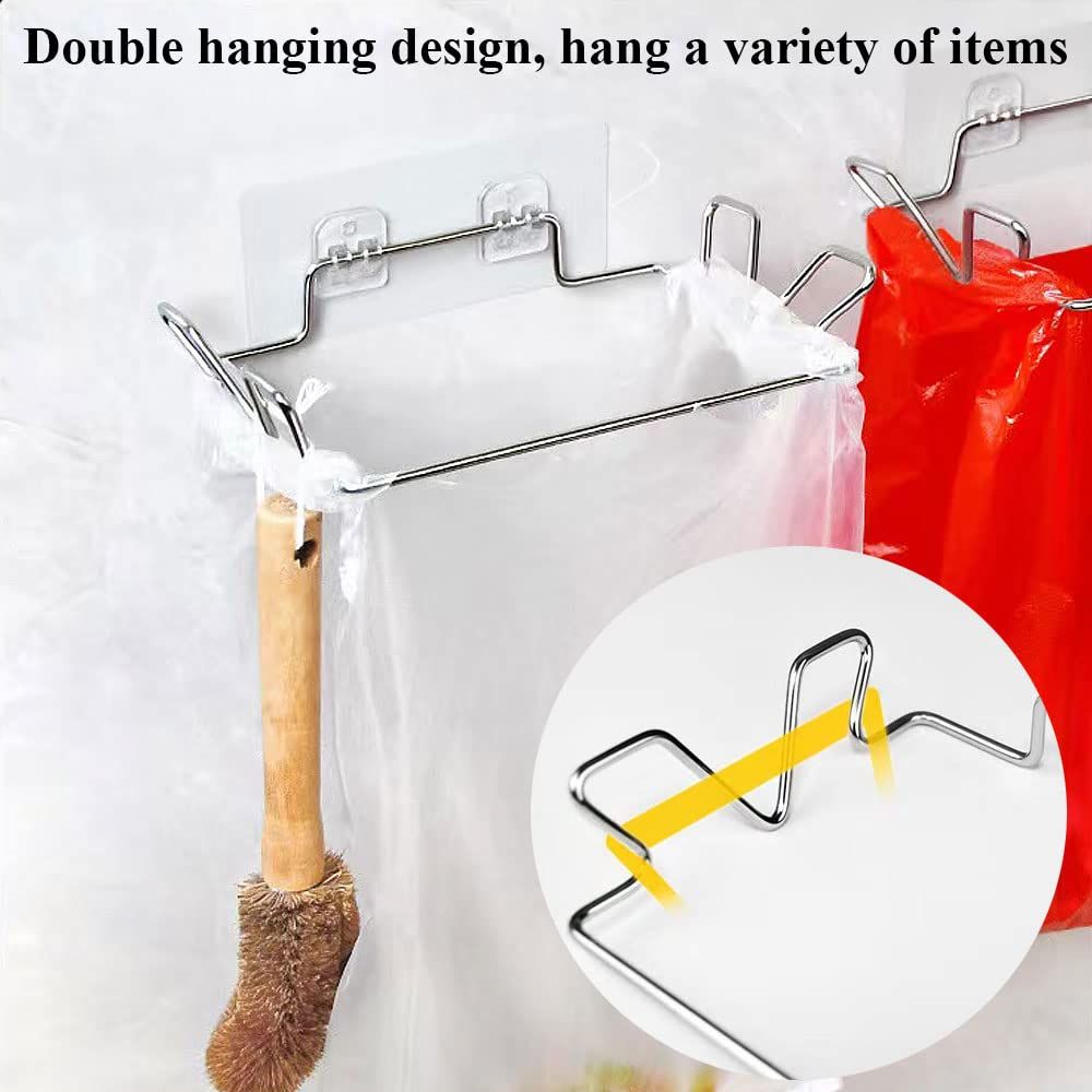 Trash Bag Holder for Cupboards Kitchen Cabinet Door view 2