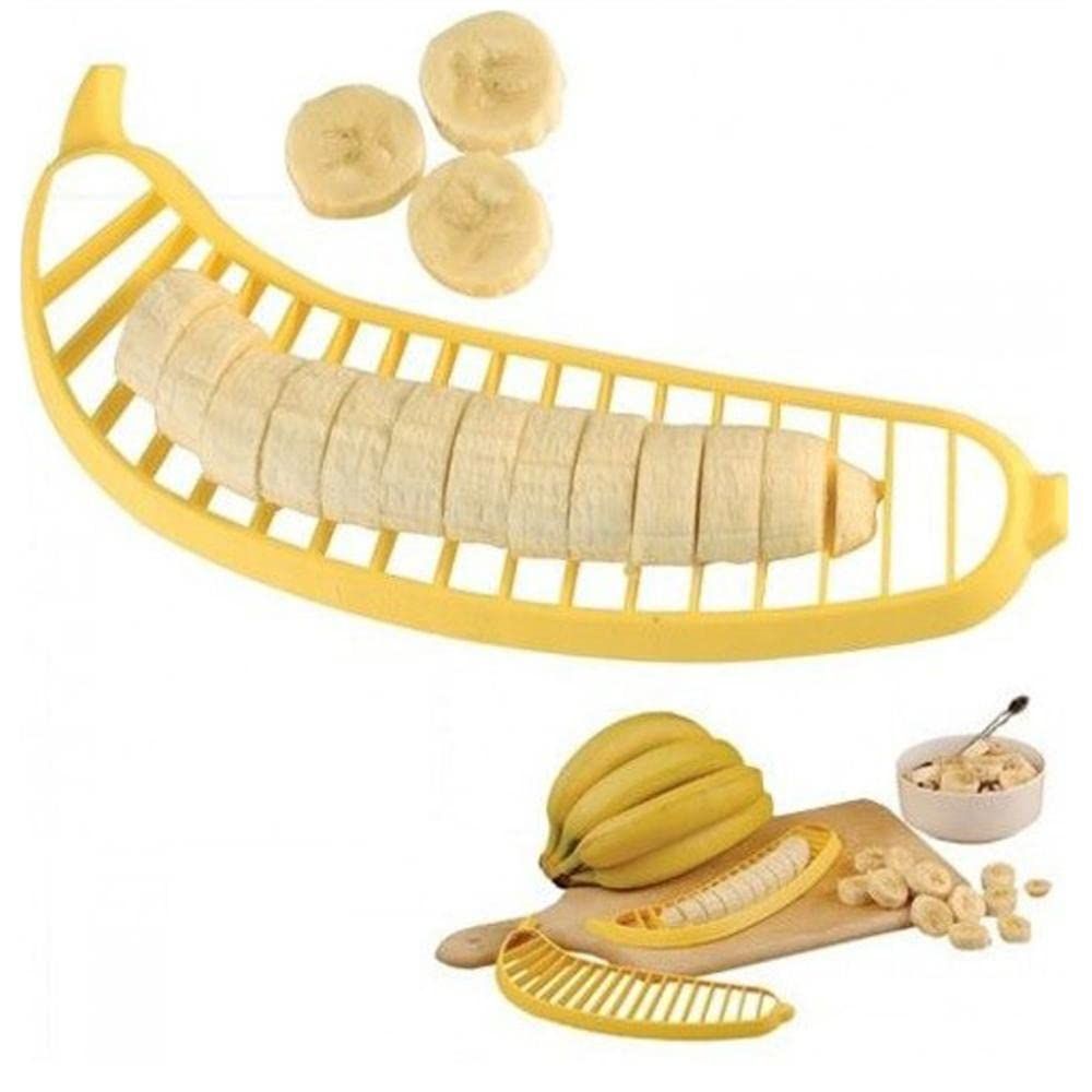 Banana Cutter Slicer Practical Kitchen Tool，perfect for fruit salads Generic
