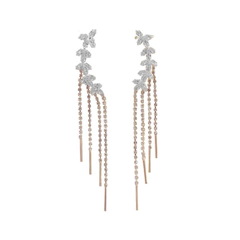 Trendy Women Stylish Crystal Drop Earrings