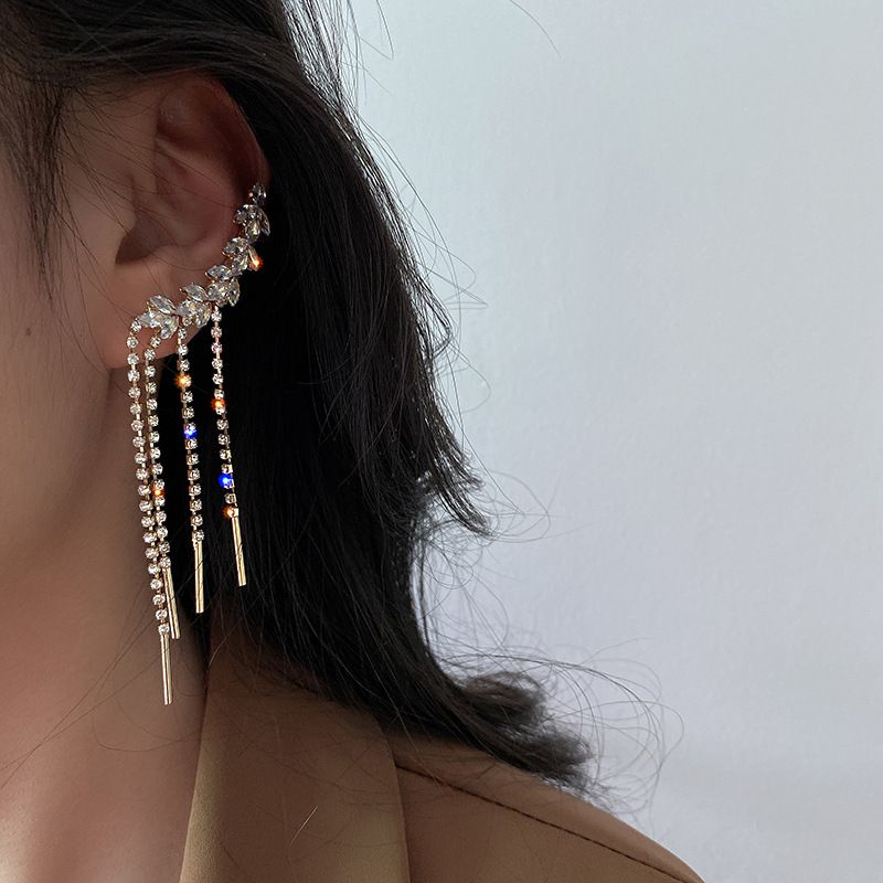Trendy Women Stylish Crystal Drop Earrings view 2