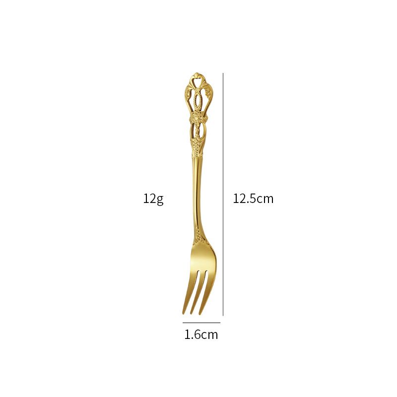 2pcs， Stainless Steel Dessert Spoon Creative Tableware Dessert Spoon Ice-Cream view 4