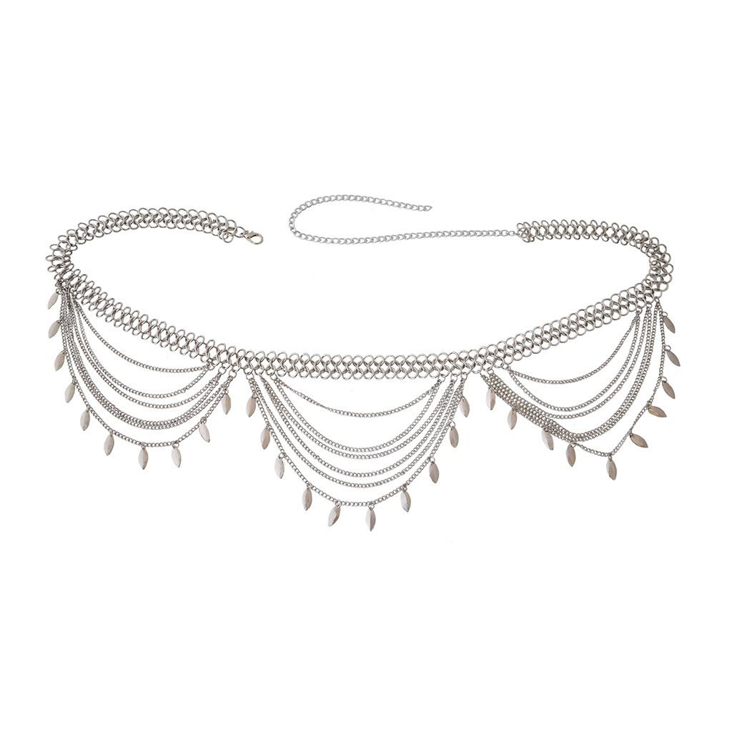 Multi Layer Waist Chain Fashion Jewelry Rhinestone Bikini Summer Bikini Body