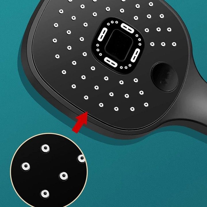 Shower Head 3-function Handheld Shower Head Stainless Steel Pressurized view 4