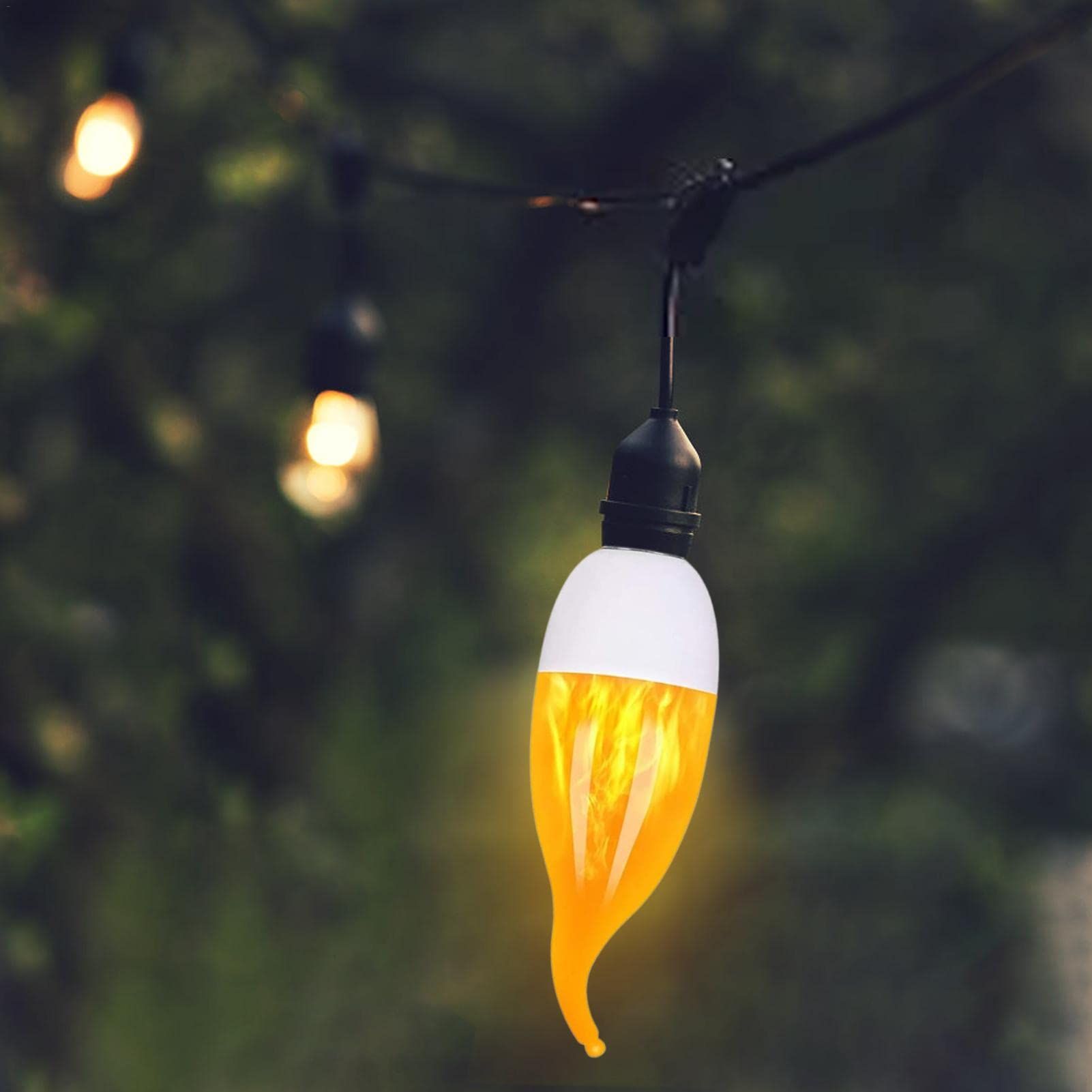 Flame Effect Bulb, Tri-Mode Light Mode, Candle Light, Led Flashing Candle view 2