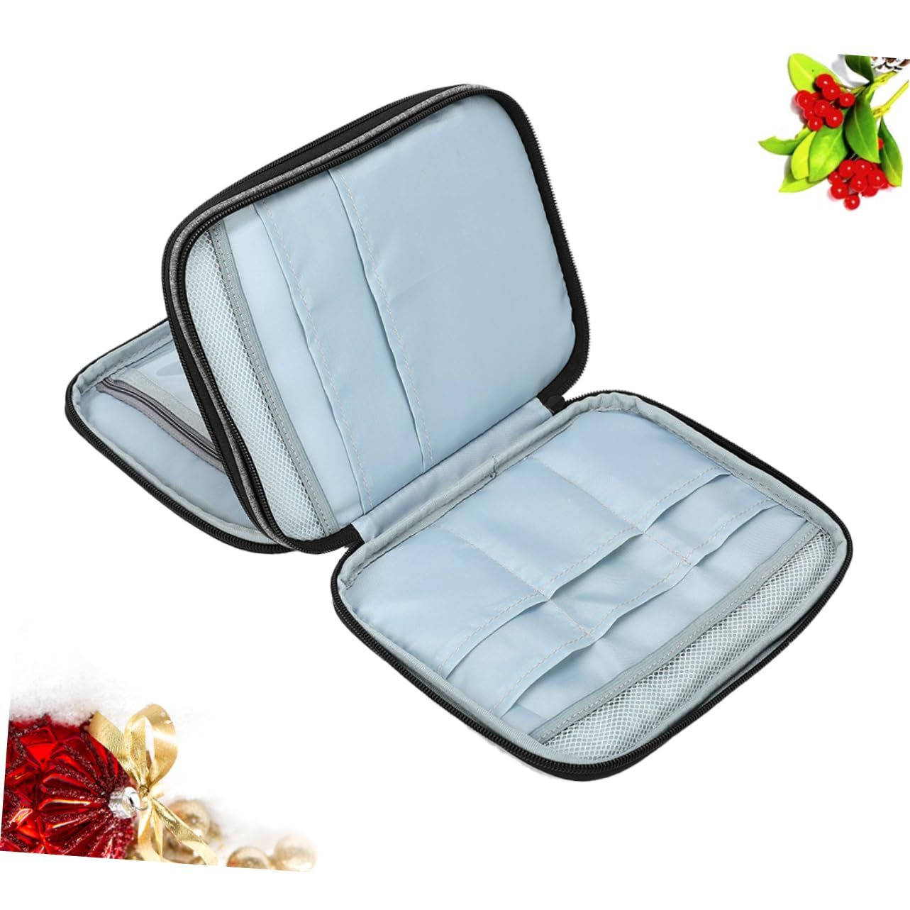 Cosmetics travel bag crochet needle knitting thread needle round needle view 2