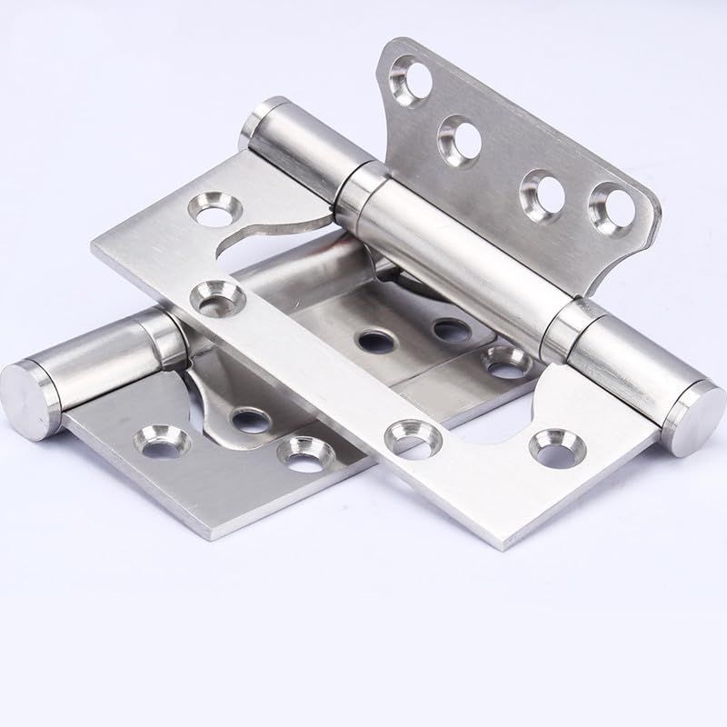 2pcs，Non mortise and tenon door hinge double fold docking cabinet stainless
