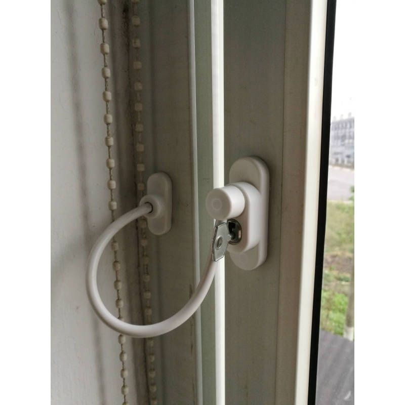 Black safety lock Child Window Restrictor casement Security Lock Kids Prevent view 5