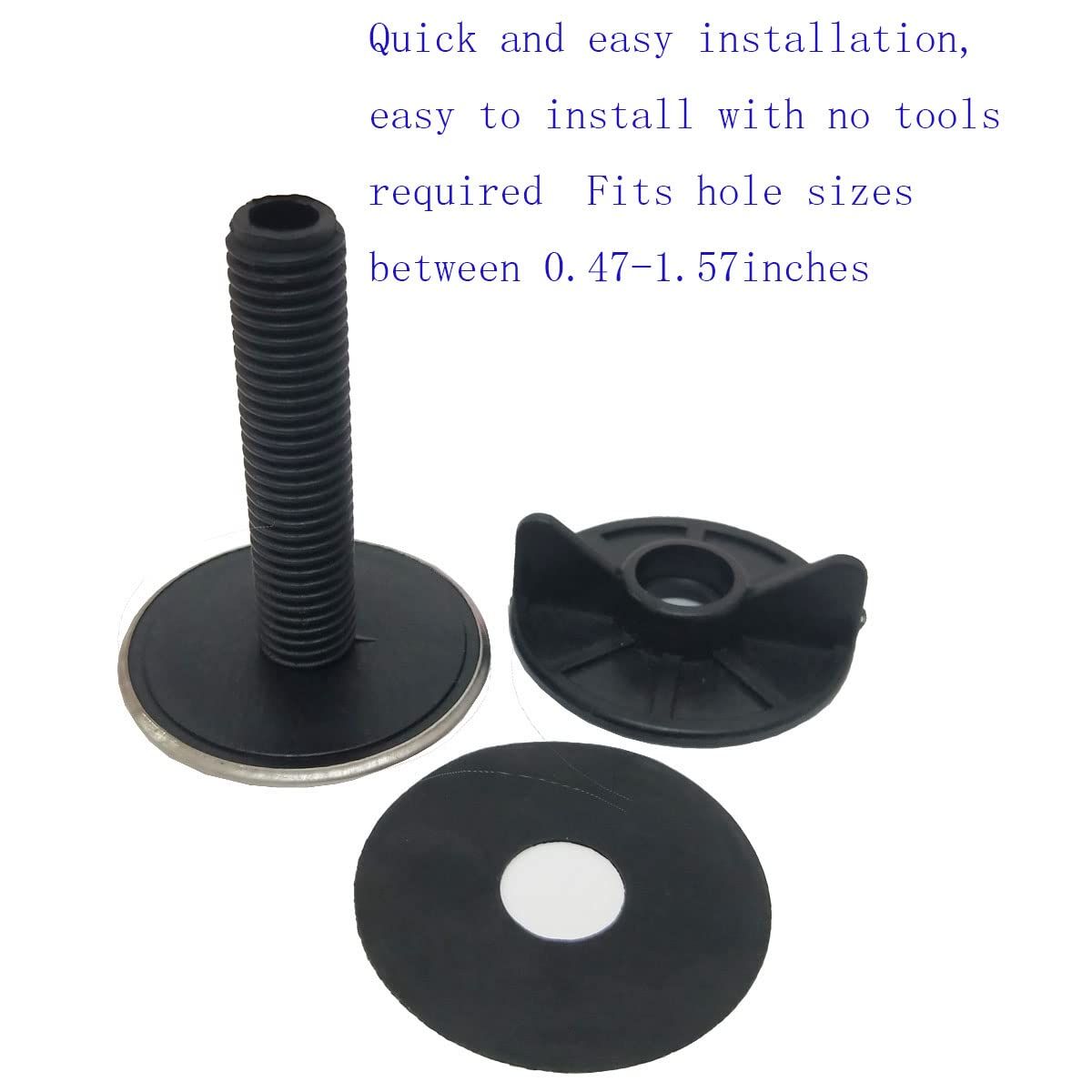 2 Pieces Faucet Hole Cover Sink Hole Cover Kitchen Sink Tap Hole Cover Soap view 3