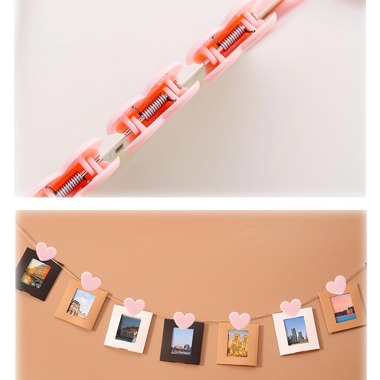 30pcs Heart Shaped Binder Clips view 4