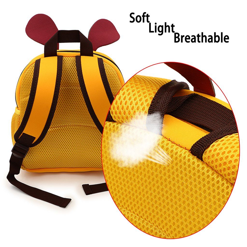 （puppy）Toddler Backpack for Boys and Girls Backpack Animal 8.3*10.2*3.15in view 3