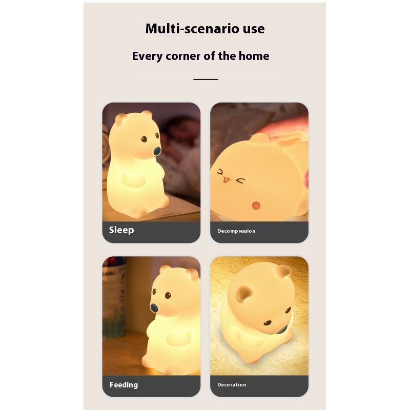 Night Light for Kids, Cute Night Lamp Bedroom Nightlight for Baby Girl Boy view 5