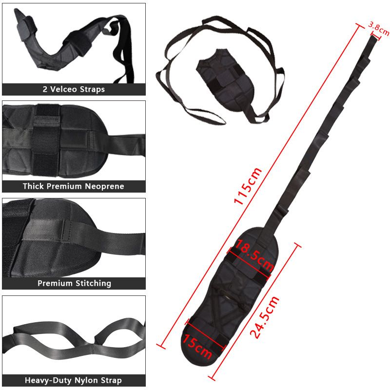 Foot Stretcher Belt, Foot Stretcher Stretch Strap for Plantar Fasciitis, Heel view 2