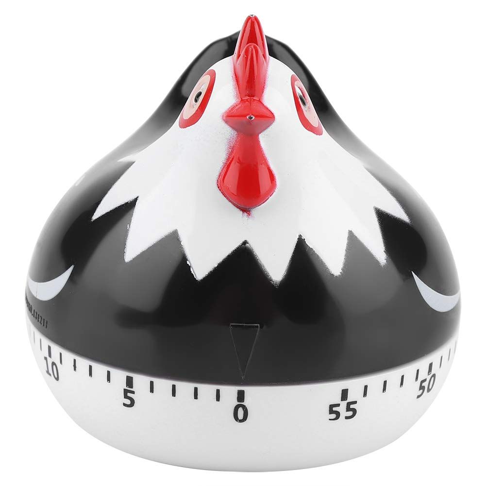 Cartoon Hen Mechanical Timers 60 Minutes Kitchen Cooking Timer Clock Loud view 2