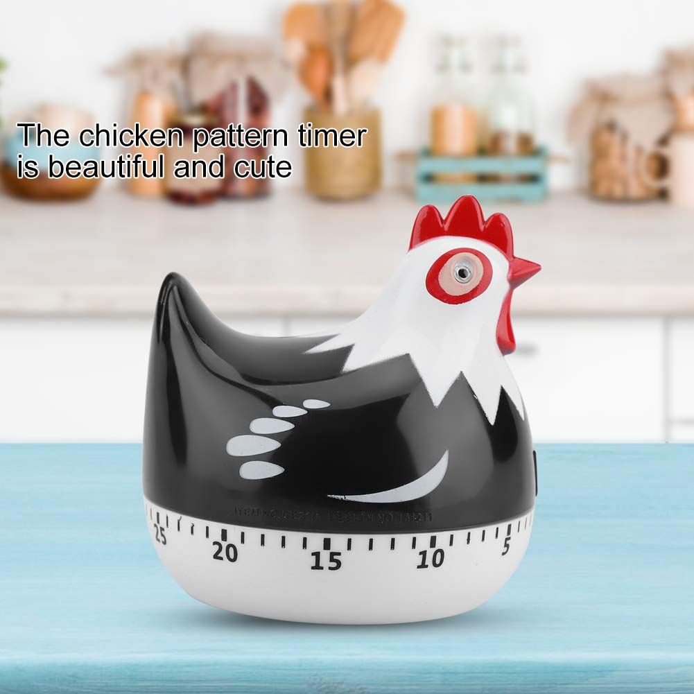 Cartoon Hen Mechanical Timers 60 Minutes Kitchen Cooking Timer Clock Loud view 5