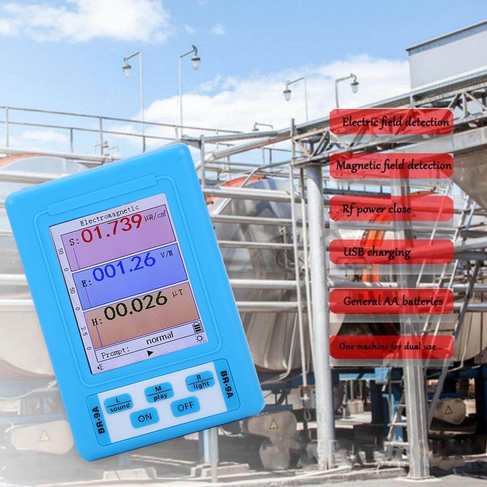 Multi Nuclear Radiation Detector Geiger Counter Radiation Detector Radiation view 5