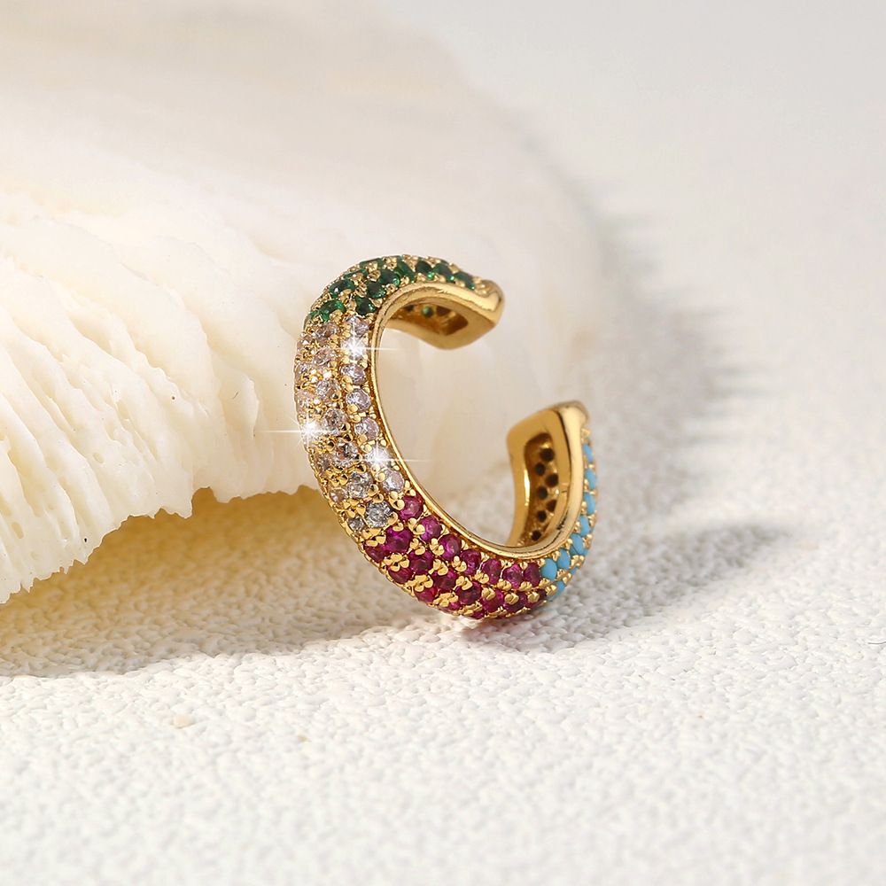 Ear Cuffs for Women - Paved Hoop Conch Cuff Earrings for Men - Sparkle view 5