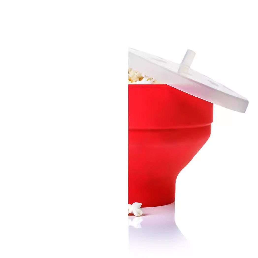 Microwave Popcorn Popper with a lid and convenient built-in handles view 3