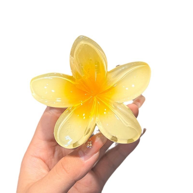 2 pcs Flower Hair Claw Clips - Hawaiian Flower Hair Claw Clips for Women