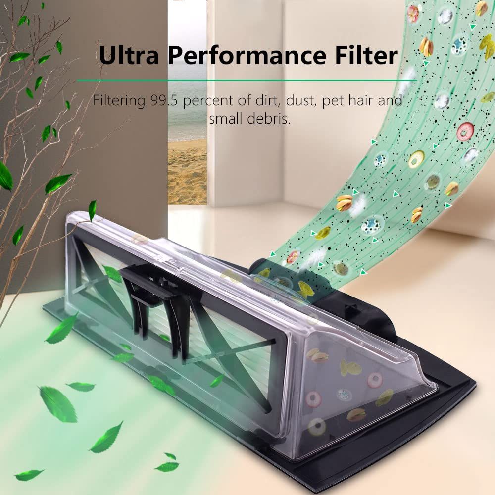 Replacement Ultra Performance Filters Side Brushes Compatible with Connected view 2