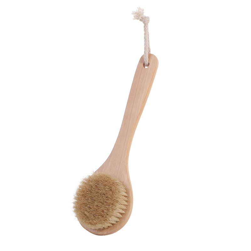 2 pcs Short Handle Dry Bath Body Brush Scrubber
