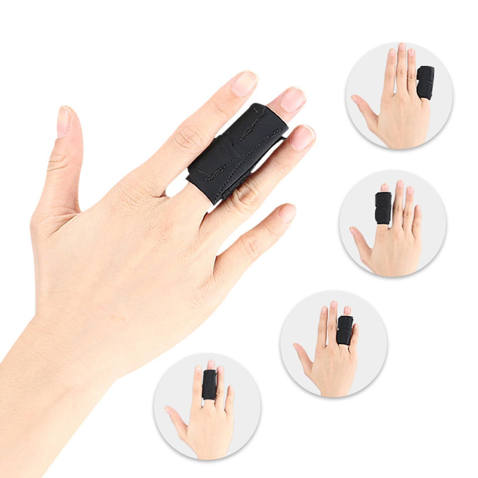 Breathable Fabric Finger Sleeve Adjustable Pressure Protector 2pcs Cover view 2