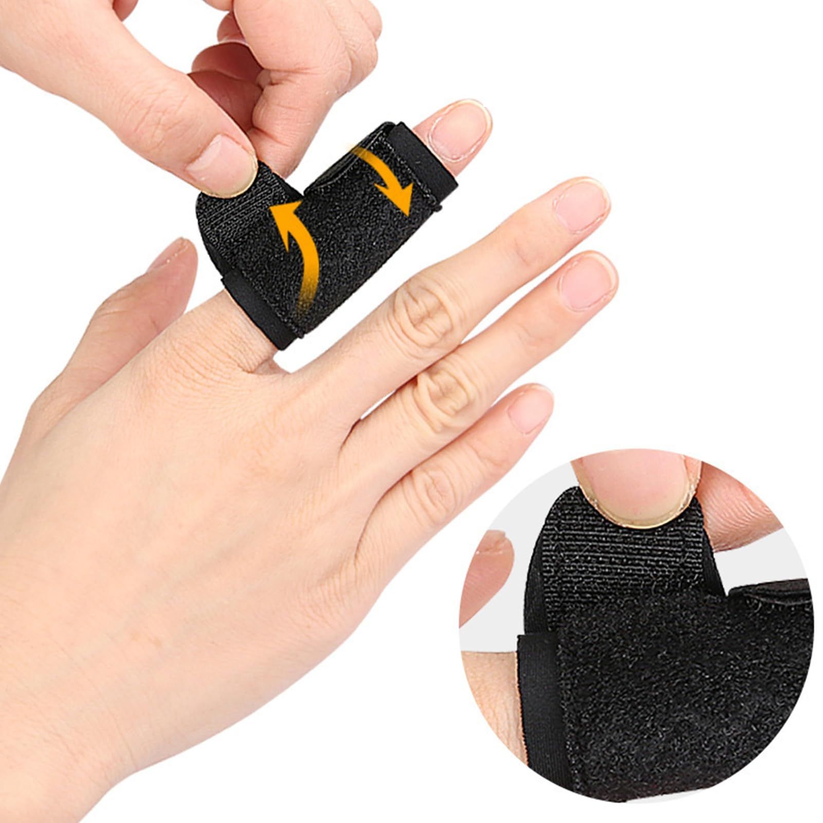 Breathable Fabric Finger Sleeve Adjustable Pressure Protector 2pcs Cover view 5