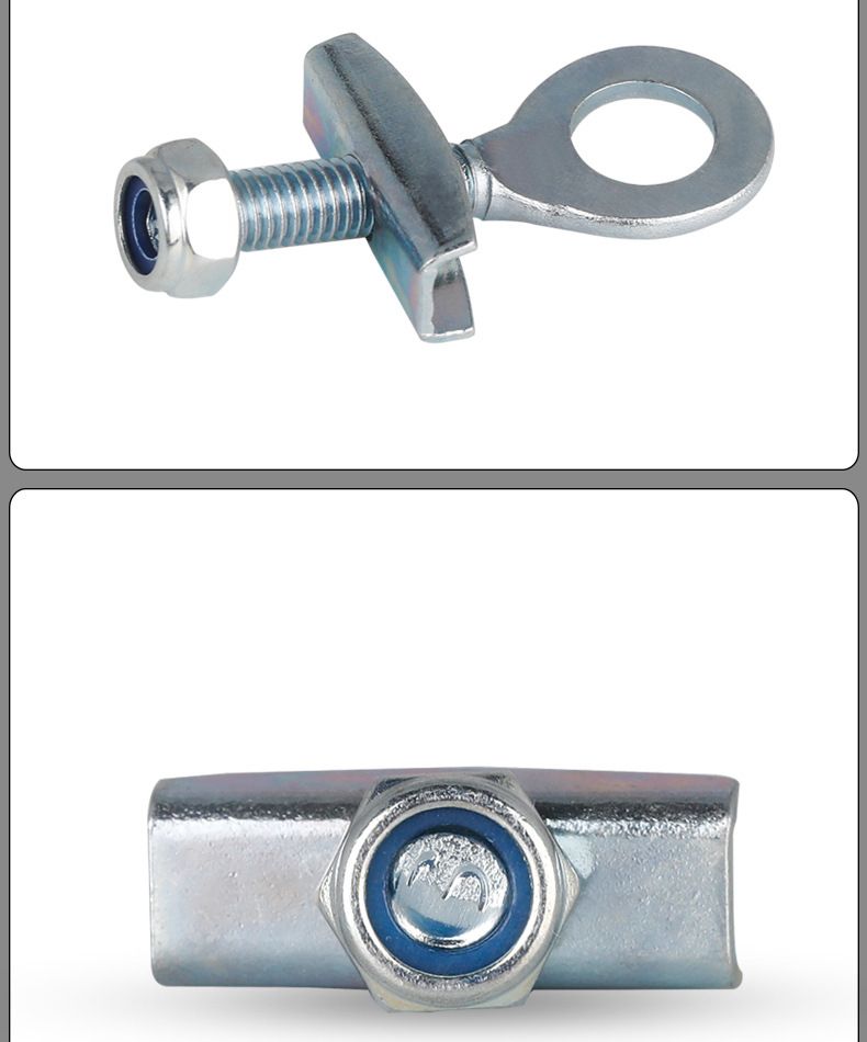2PCS Bicycle Chain Adjuster Adjustable Chain Buckle Bicycle Wheel Fixing view 4