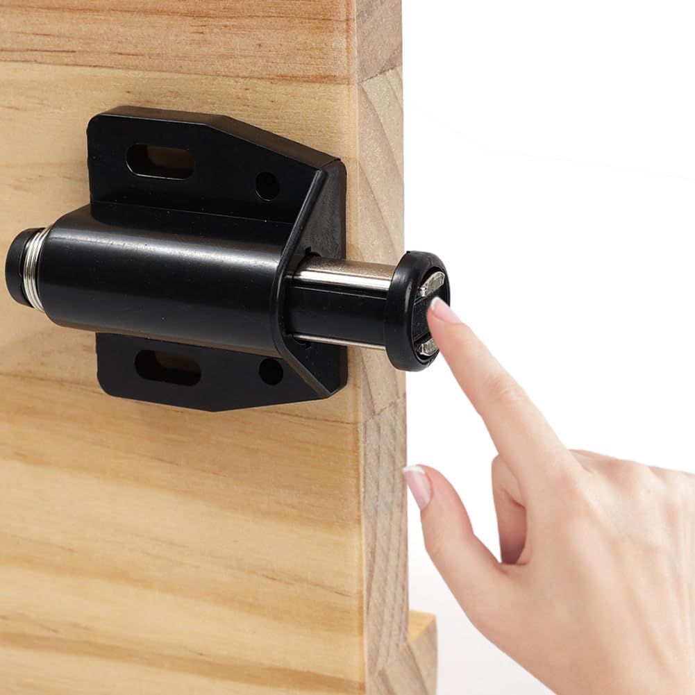 4 Pack Single Magnet Cabinet Snap Invisible Furniture Door Rebounder Cabinet view 4