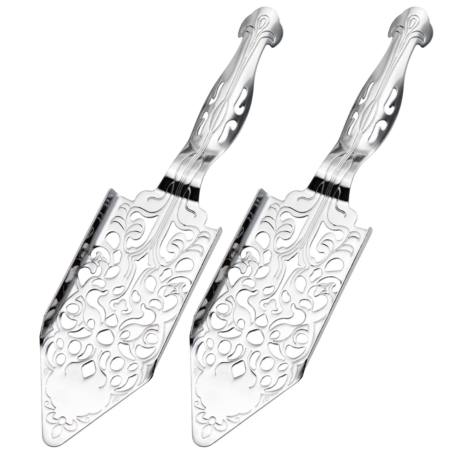 2Pcs Stainless Steel Absinthe Fountain Spoon