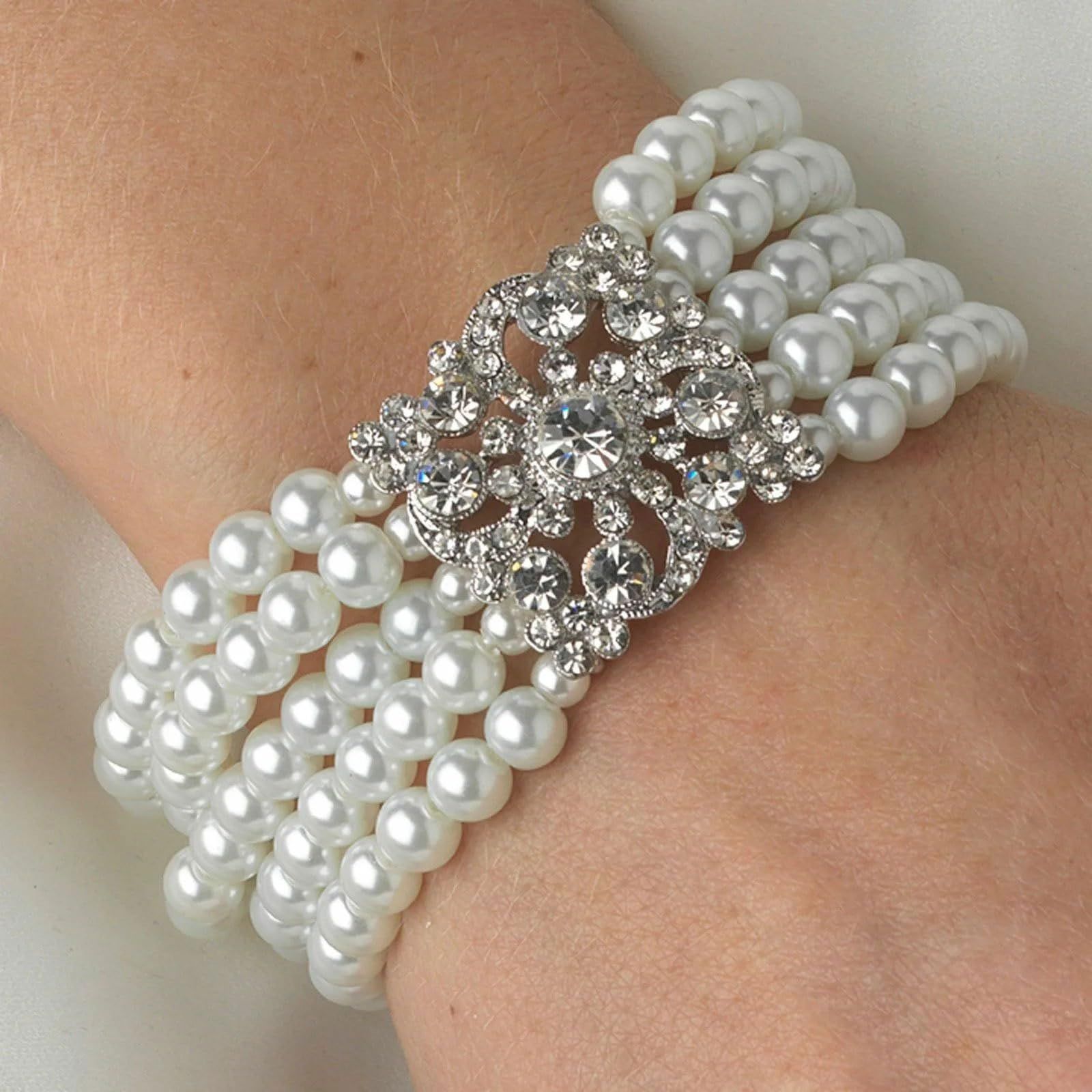 Bracelets for Women MultiLayer Pearl Bracelets for Women Pearl Jewelry Pearl view 3